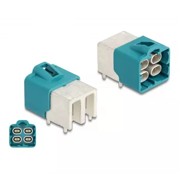 DeLOCK HDMTD Τετραπλός συνδετήρας γωνιακός για πλακέτες κυκλώματος