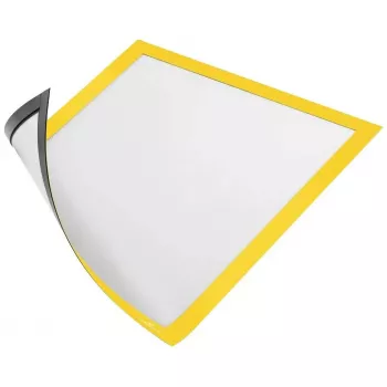 Durable DURAFRAME MAGNETIC A4 Πίνακας πληροφοριών, κίτρινο, συσκευασία 5 τεμ. (486904)