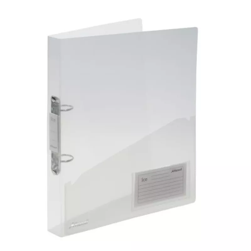 Rexel ICE 2102045 ντοσιέ με κρίκους, A4, 25 mm, πολυπροπυλένιο (PP), διαφανές