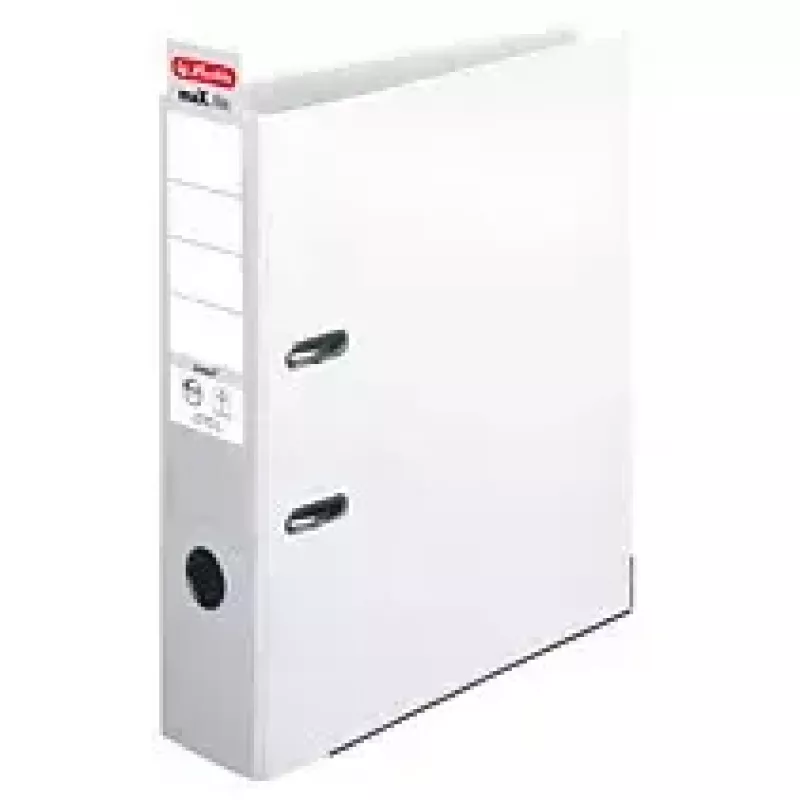 Herlitz 5480710 PP-Color κλασέρ, A4, πλάτος ράχης 80 mm, λευκό