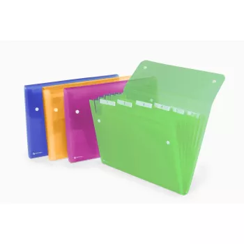 Rexel ICE Expander File 2102032 ντοσιέ με χωρίσματα, A4, 6 θήκες, πολυπροπυλένιο (PP), διάφορα χρώματα, 10 τεμ.