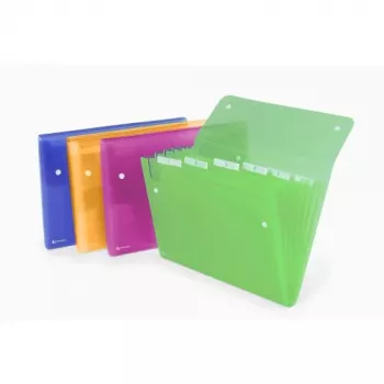 Rexel ICE Expander File 2102032 ντοσιέ με χωρίσματα, A4, 6 θήκες, πολυπροπυλένιο (PP), διάφορα χρώματα, 10 τεμ.