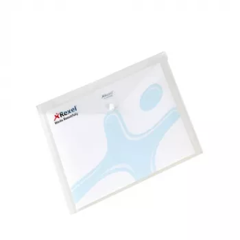 Rexel Popper Wallet 16129WH φάκελος εγγράφων, A4, πολυπροπυλένιο (PP), λευκός, 5 τεμ.