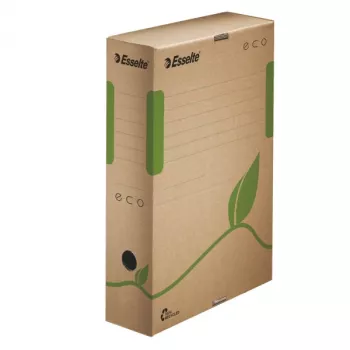 Esselte Eco 623916 κουτί αρχειοθέτησης, A4, 80 mm, καφέ, 100 % ανακυκλωμένο χαρτόνι, 80 x 327 x 233 mm, 25 τεμ.