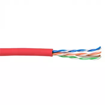 Καλώδιο patch ACT CAT5E U/UTP Λεπτό σύρμα Κόκκινο 100 m