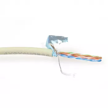 ACT CAT5E F/UTP LSZH Λεπτό σύρμα Καλώδιο patch Ιβουάρ 100m