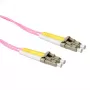 ACT καλώδιο patch οπτικών ινών 2 μέτρων LSZH Multimode 50/125 OM4 duplex με βύσματα LC