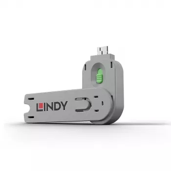 Lindy Κλειδί αποκλεισμού θύρας USB Type-A, πράσινο