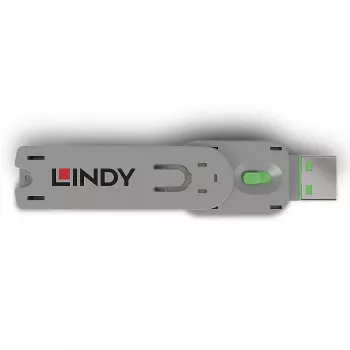 Lindy Κλειδί αποκλεισμού θύρας USB Type-A, πράσινο