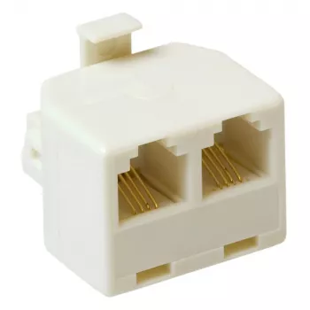 ACT RJ Modular T-adaptor: 2x υποδοχή RJ-12 - 1x βύσμα RJ-12