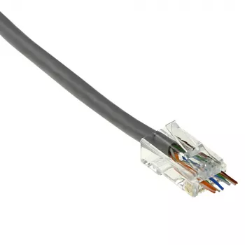 ACT RJ45 (8P/8C) CAT6 Easyconnect μη θωρακισμένος modular σύνδεσμος για στρογγυλό καλώδιο με συμπαγείς ή εύκαμπτους αγωγούς