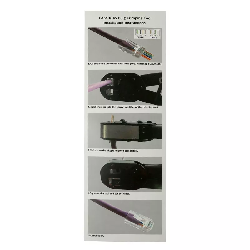 ACT Modular εργαλείο crimping για βύσματα RJ45 διέλευσης