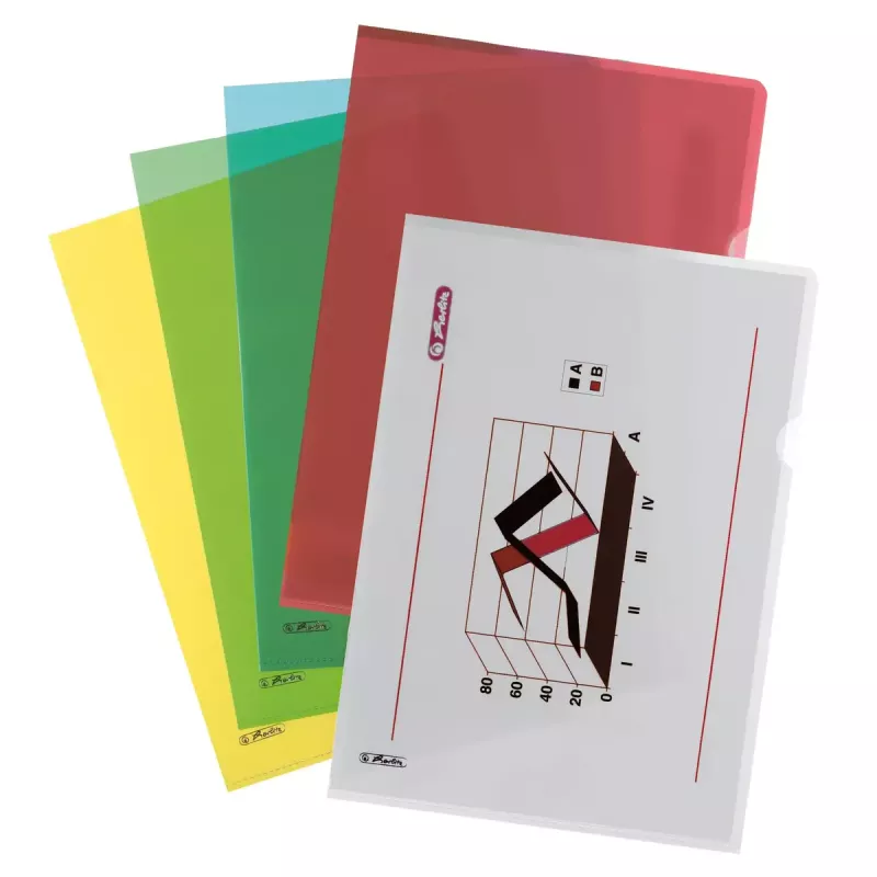 Ντοσιέ Herlitz 50009084 Πολυπροπυλένιο (PP) Αναμεμιγμένα χρώματα A4