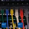 Καλώδιο patch ACT Πράσινο 3 μέτρα LSZH U/FTP CAT6A Datacenter Slimline με βύσματα RJ45