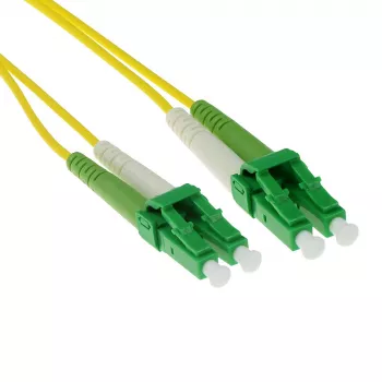 Καλώδιο patch οπτικών ινών ACT 1,5 m LSZH Singlemode 9/125 OS2 Duplex με βύσματα LC/APC8