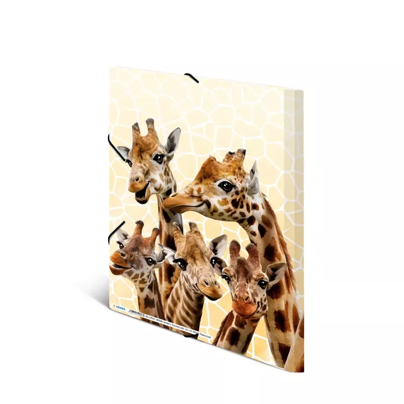Κλασικός φάκελος εγγράφων HERMA Giraffe Friends πολυπροπυλενίου (PP) πολύχρωμος A4