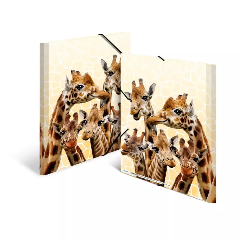 Κλασικός φάκελος εγγράφων HERMA Giraffe Friends πολυπροπυλενίου (PP) πολύχρωμος A4