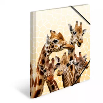 Κλασικός φάκελος εγγράφων HERMA Giraffe Friends πολυπροπυλενίου (PP) πολύχρωμος A4