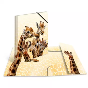Κλασικός φάκελος αρχειοθέτησης HERMA Giraffe Friends πολυπροπυλενίου A3
