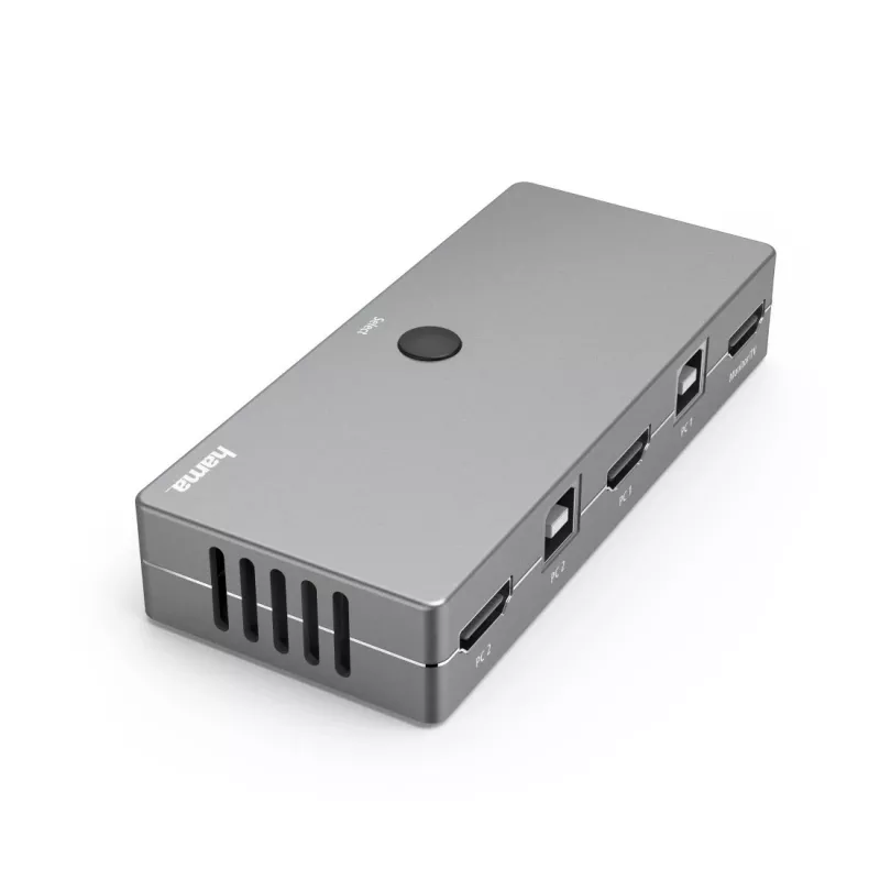 Διακόπτης KVM Hama 00200135 USB HDMI 4K Ultra HD