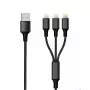 Καλώδιο Lightning 2GO 797155 1,5 m μαύρο USB B USB C Micro-USB B