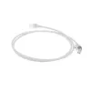 ACT λευκό 2 μέτρα LSZH U/FTP CAT6A Slimline Patch καλώδιο κέντρου δεδομένων RJ45