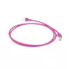 ACT Pink 1,5 m LSZH U/FTP CAT6A Datacenter-Slimline-Patchkabel snagless με βύσματα RJ45