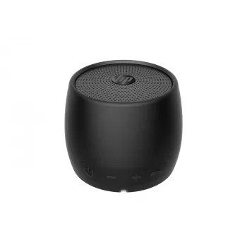 HP μαύρο ηχείο Bluetooth 360, ενσύρματο & ασύρματο, μονοφωνικό φορητό ηχείο, μαύρο, κυλινδρικό, κουμπιά, universal
