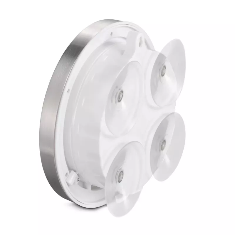 Hama Mauritius ρολόι quartz στρογγυλό ασημί, λευκό