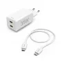 Hama 00125116 φορητή συσκευή φορτιστής powerbank, smartphone, tablet λευκό AC γρήγορη φόρτιση εσωτερικού χώρου