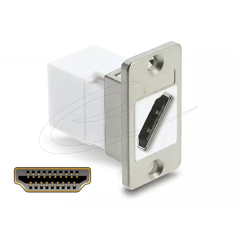 Μονάδα Keystone DELOCK 91101, επίπεδη σχεδίαση, μονή θύρα