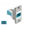 Μονάδα Keystone DELOCK 91102, επίπεδη σχεδίαση, συμβατή με υποδοχή RJ45