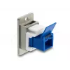 Μονάδα Keystone DELOCK 91106 επίπεδη σχεδίαση, μπλε/ασημί/λευκό