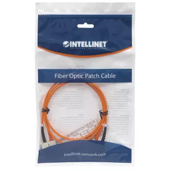 Καλώδιο οπτικής ίνας Intellinet Patch, OM2, SC/SC, 5m, Πορτοκαλί, Duplex, Multimode, 50/125 µm, LSZH, Οπτική ίνα, Εφ' όρου ζωής εγγύηση