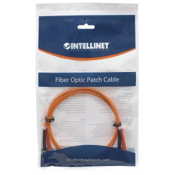 Καλώδιο οπτικής ίνας Intellinet Patch, OM1, ST/ST, 5 m, Πορτοκαλί, Duplex, Multimode, 62,5/125 µm, LSZH, Οπτική ίνα, εφ' όρου ζωής εγγύηση