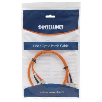 Καλώδιο οπτικής ίνας Intellinet Patch, OM1, SC/SC, 5 m, Πορτοκαλί, Duplex, Multimode, 62,5/125 µm, LSZH, Οπτική ίνα, εφ' όρου ζωής εγγύηση