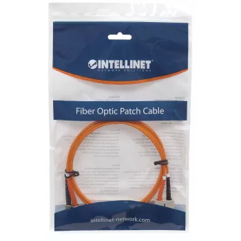 Καλώδιο οπτικής ίνας Intellinet Patch, OM1, ST/SC, 5 m, Πορτοκαλί, Duplex, Multimode, 62,5/125 µm, LSZH, Οπτική ίνα, Εφ' όρου ζωής εγγύηση