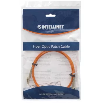 Καλώδιο οπτικής ίνας Intellinet Patch, OM2, LC/LC, 5 m, Πορτοκαλί, Duplex, Multimode, 50/125 µm, LSZH, Οπτική ίνα, εφ' όρου ζωής εγγύηση