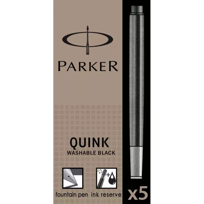 Parker Cartus μαύρο 5 τεμ.