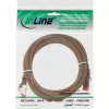 InLine 76403K καλώδιο patch S/FTP (PiMF) Cat.6, καφέ, 3 m