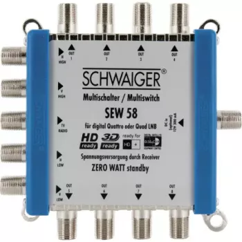 Δορυφορικός πολυδιακόπτης Schwaiger SEW58 531
