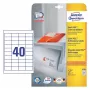 Αυτοκόλλητη ετικέτα ορθογώνια AVERY 6126