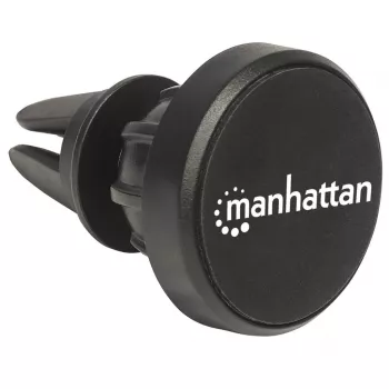 Manhattan μαγνητική βάση αυτοκινήτου για σχάρες αερισμού, ρυθμιζόμενη στερέωση με κλιπ, γρήγορη τοποθέτηση και αφαίρεση, αντιολισθητική επιφάνεια, μαύρο, εφ' όρου ζωής εγγύηση