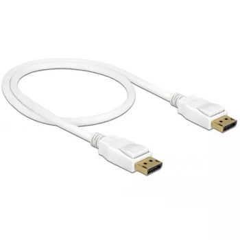 Καλώδιο DisplayPort DeLOCK 85507 0,5 m λευκό