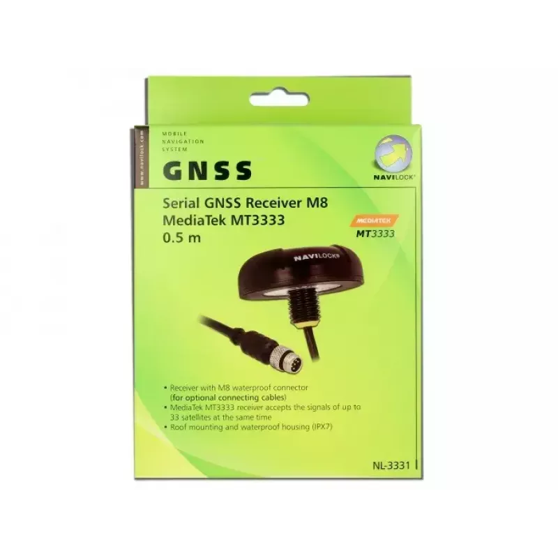 Μονάδα δέκτη GPS Navilock 60326 M8 99 κανάλια μαύρο