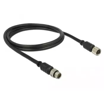 Σειριακό καλώδιο Navilock 62971 μαύρο 1 m M8