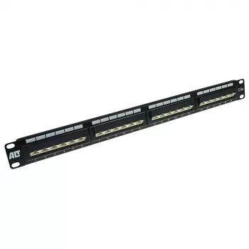 Patch panel 24-Port unshielded 45° ACT P24AK1