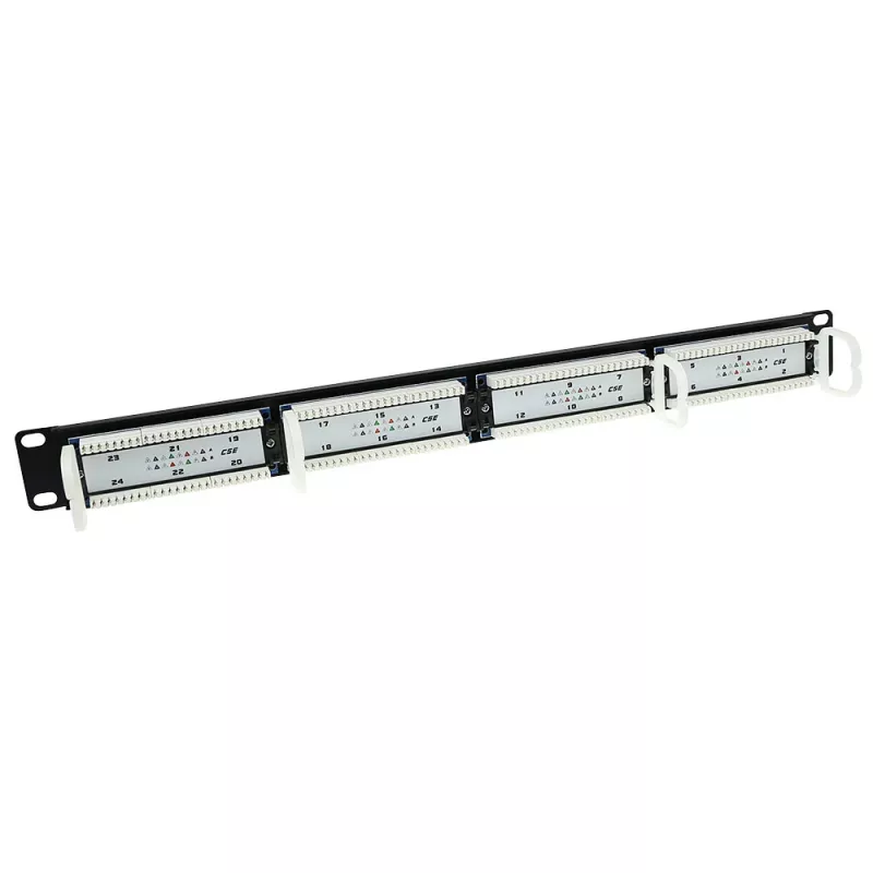 Patch panel 24-Port unshielded 45° ACT P24AK1