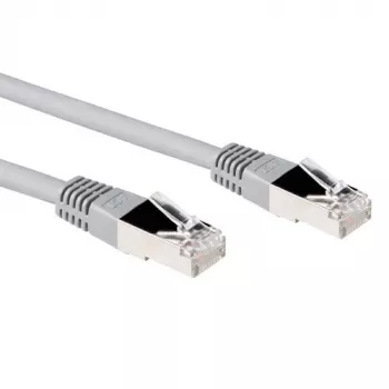 Καλώδιο patch ACT γκρι 5 μέτρα LSZH U/UTP CAT5E με βύσματα RJ45
