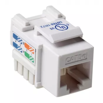 Υποδοχή Keystone ACT CAT5E unshielded Punch Down λευκό TD5015